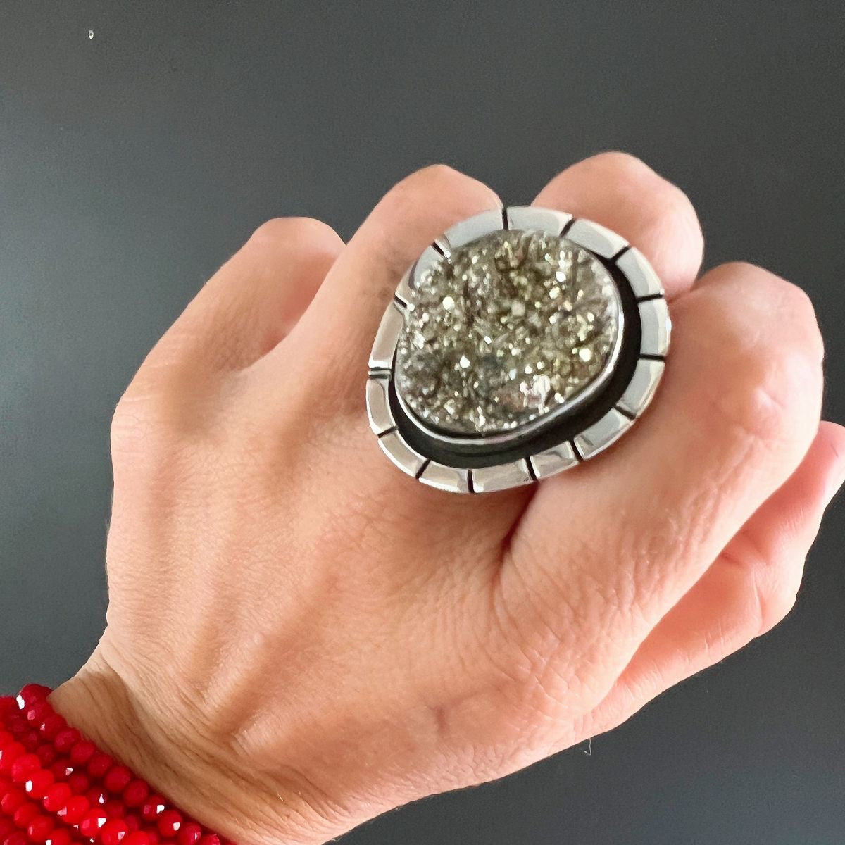 Anillo Sol Pirita