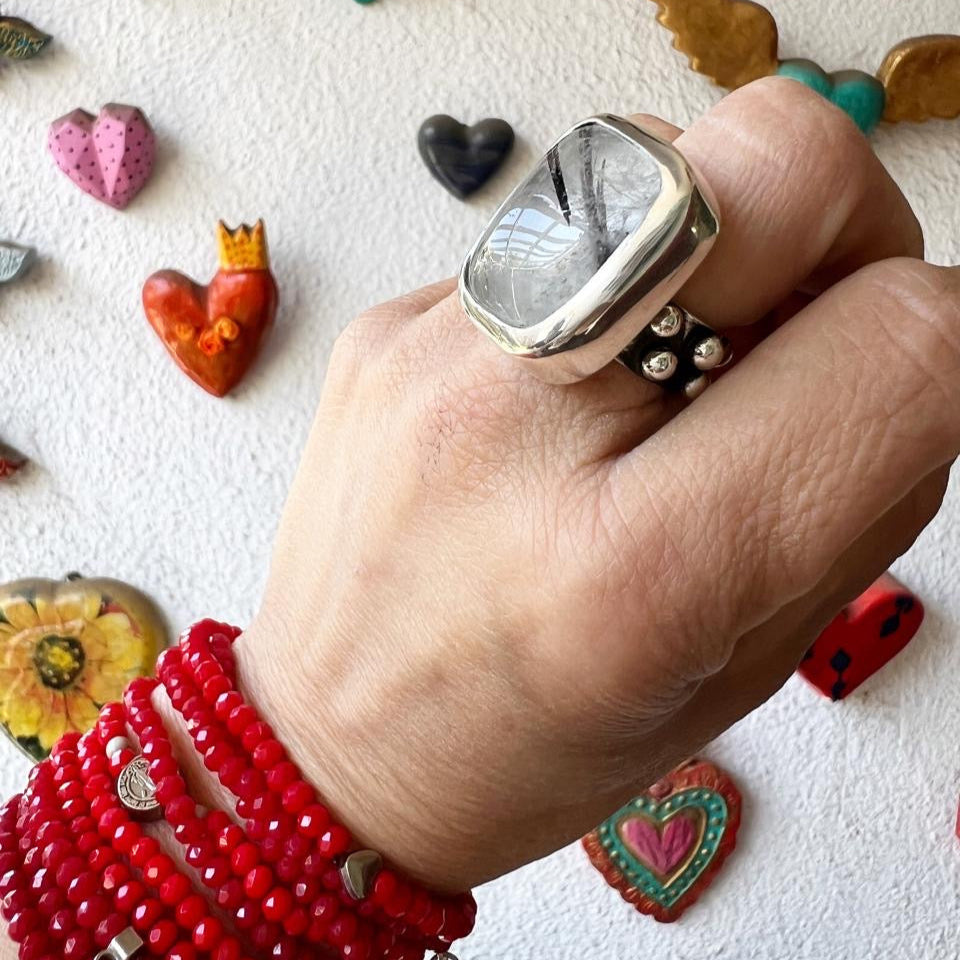 Anillo Rockero con piedra