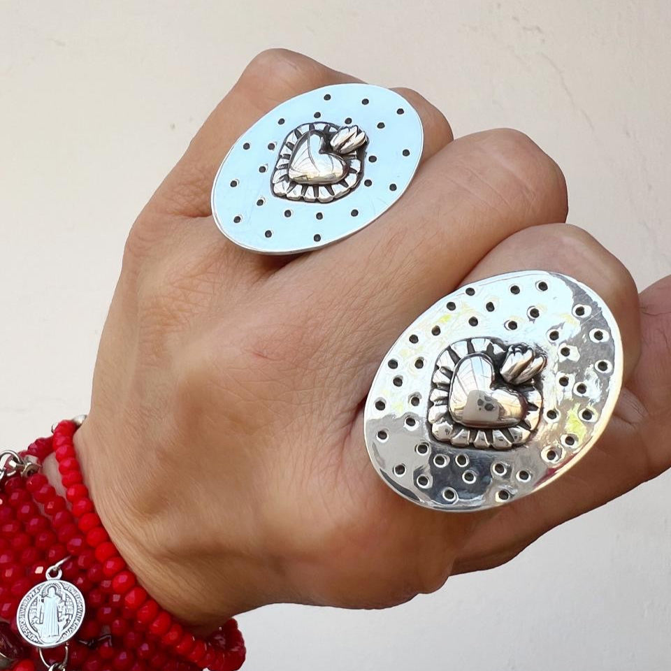 Anillo Corazón Mexicano