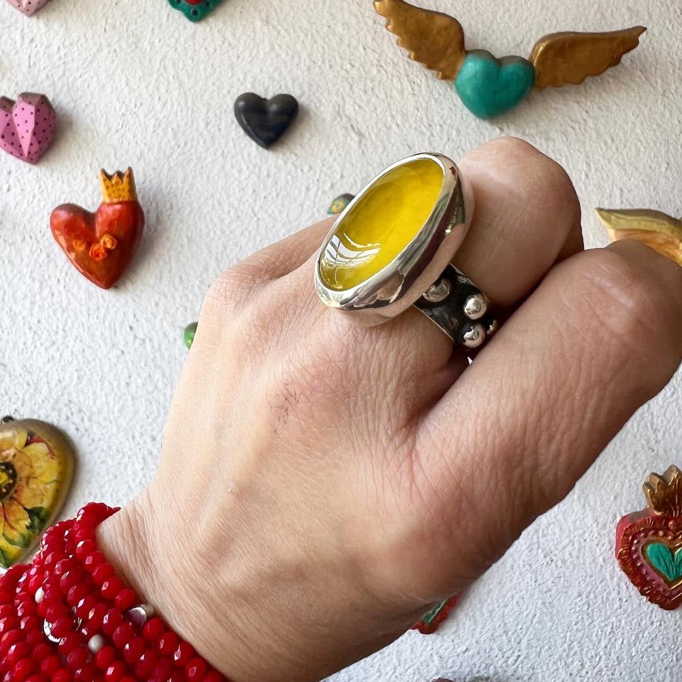 Anillo Rockero con piedra
