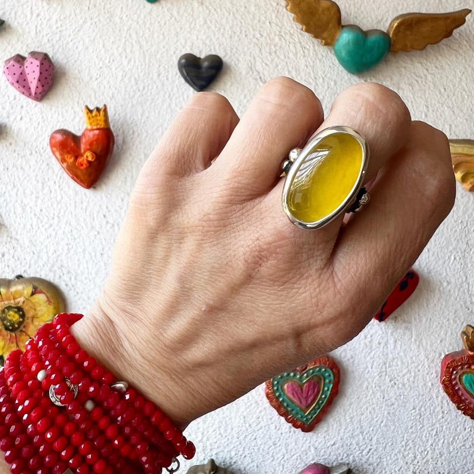 Anillo Rockero con piedra