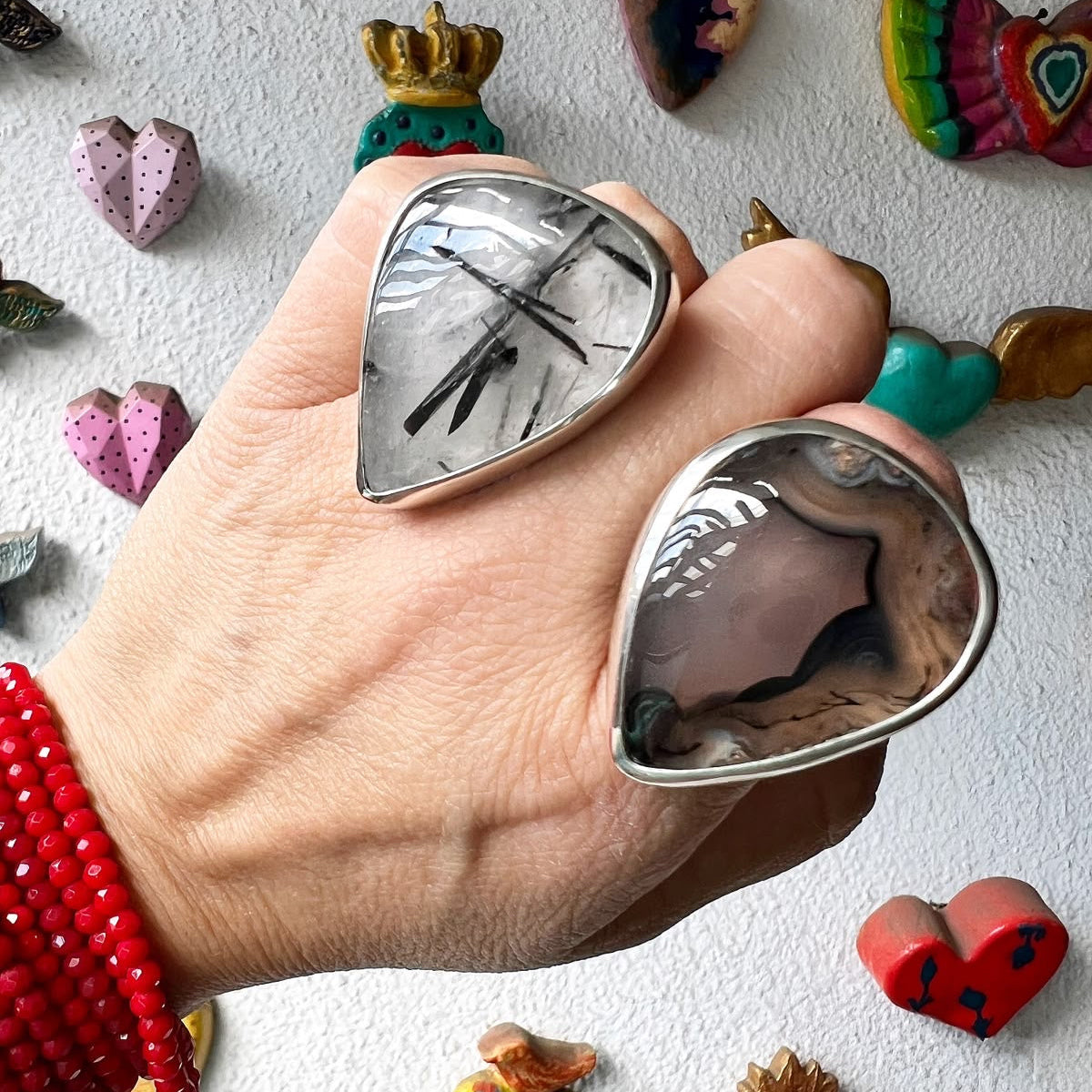 Anillo Rockero Agatha Turca
