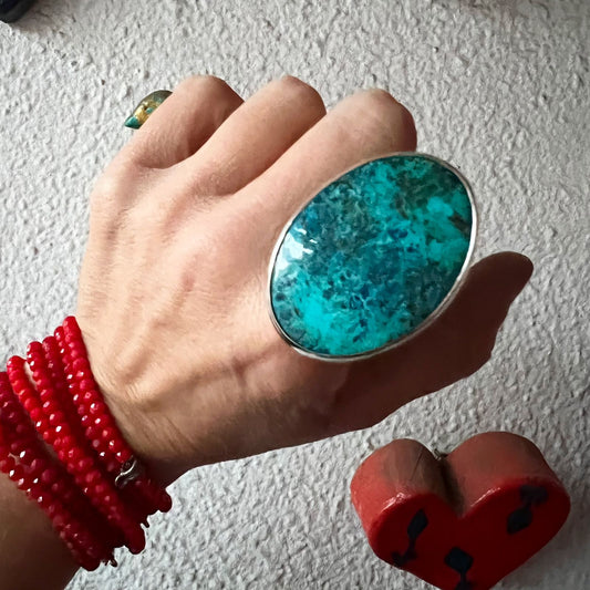 Anillo XL Tachas Shattuckita