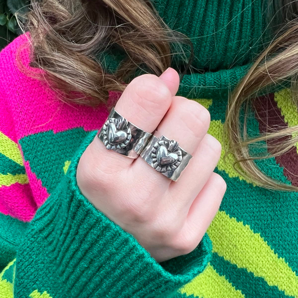 Anillos Corazón Sagrado