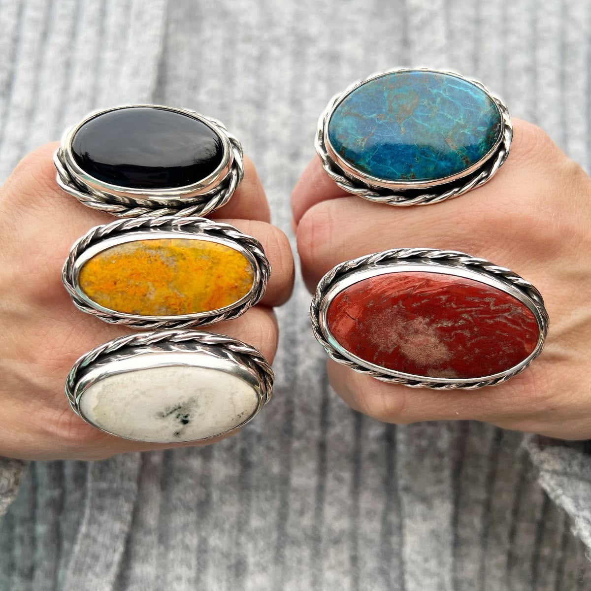 Anillos Trenzados XL