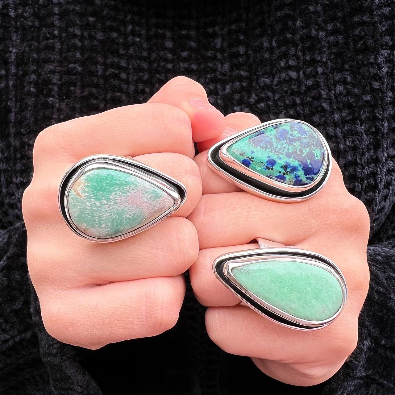 Anillo Escudo Variscita