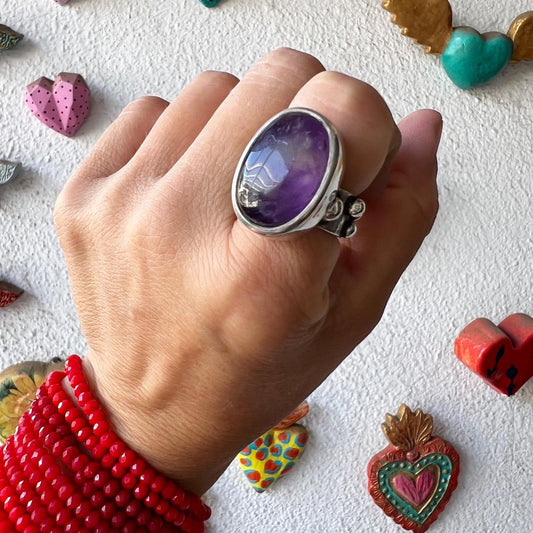 Anillo Rockero Amatista