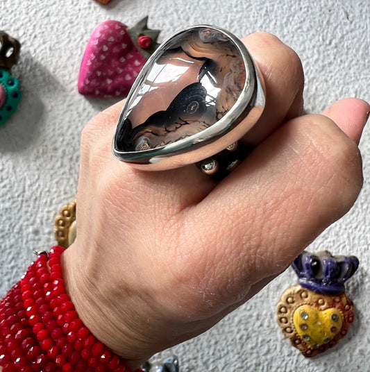 Anillo Rockero Agatha Turca