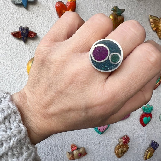 Anillo Mosaico. 