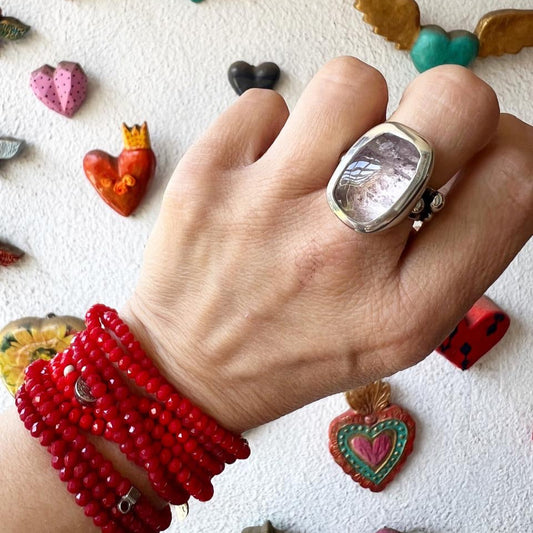 Anillo Rockero con piedra