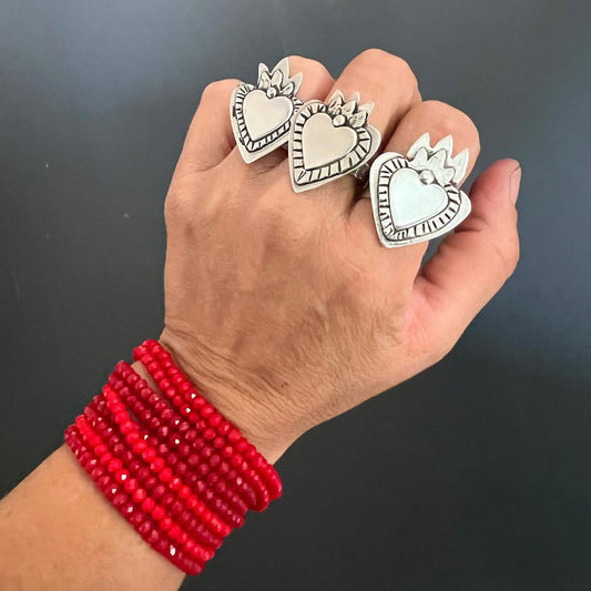 Anillo Corazón Sagrado