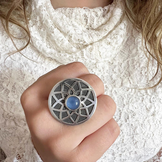 Anillo Mandala Calcedonia